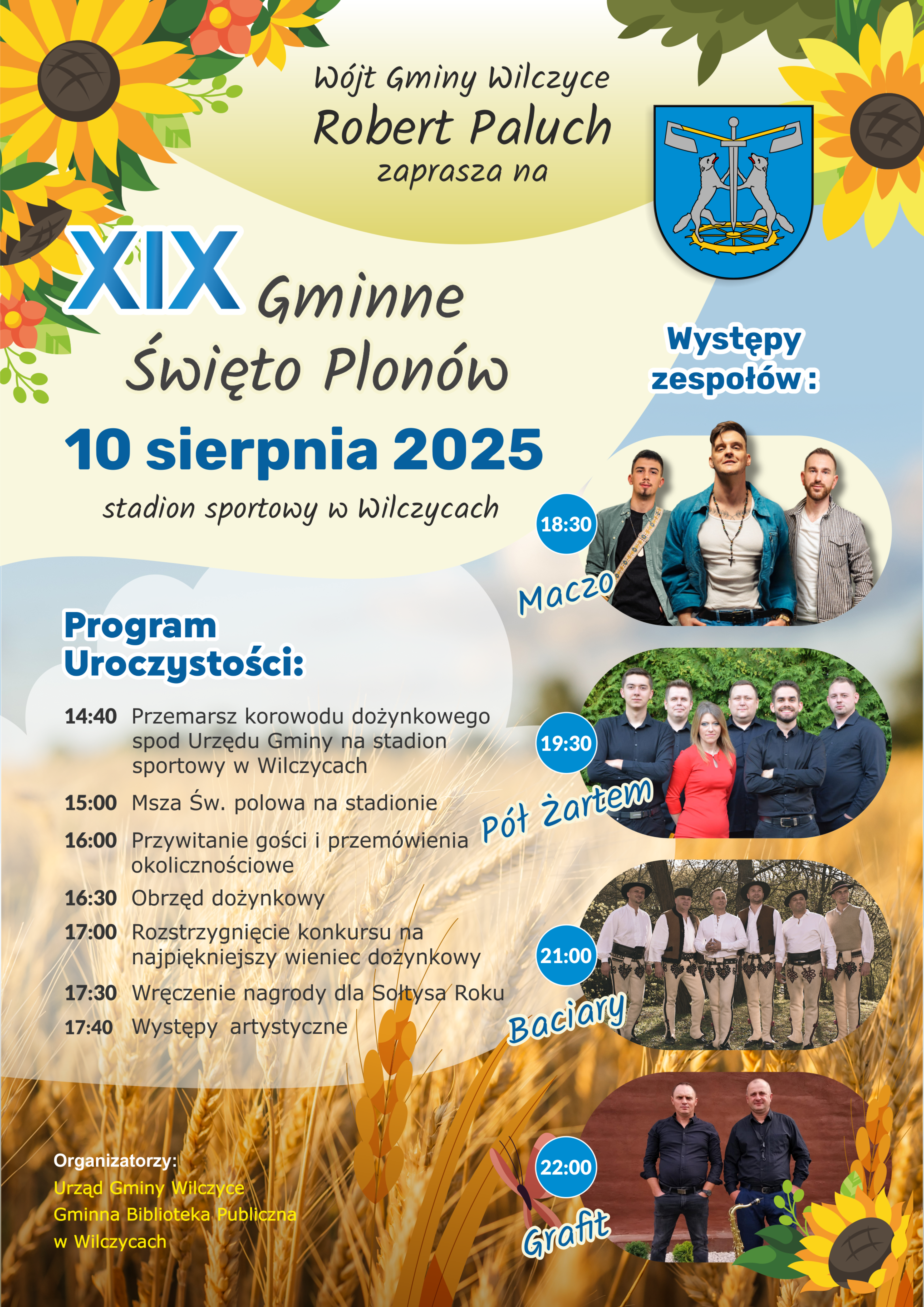 plakat gminne święto plonów