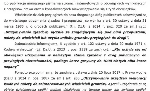 Zdjęcie do Informacja Generalnej Dyrekcji Dr&oacute;g Krajowych i Autostrad Oddział w Kielcach dot. utrzymania zjazd&oacute;w i przepust&oacute;w