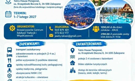 plakat informacyjny